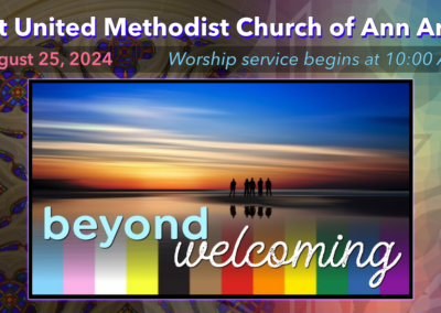 August 25, 2024 – Beyond Welcoming: Stay in Love with God